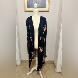 Reborn Black and Gray Kimono